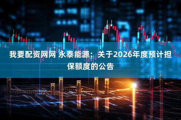 我要配资网网 永泰能源：关于2026年度预计担保额度的公告